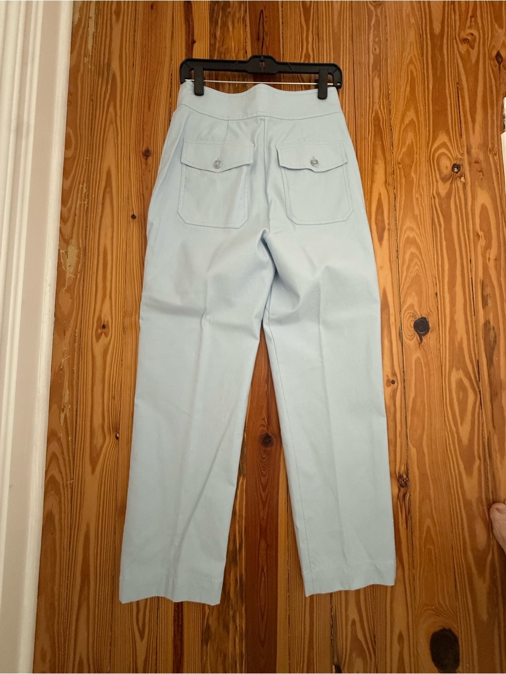 NWT | Rebecca Taylor Slub Denim High Rise Pant | Echo Blue | Sz 4 - Picture 10 of 15